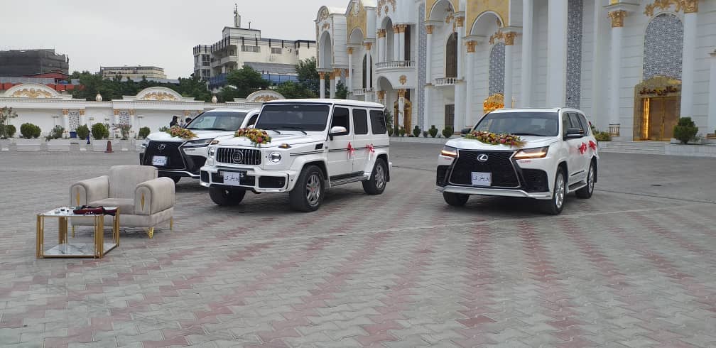 Car Decoration and Rental Service in Zarnigar Wedding Hall